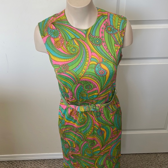 Vintage Paisley Dress - Picture 2 of 13